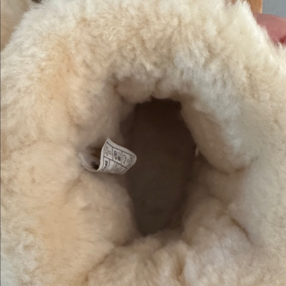 UGG s. 7 Chestnut Suede Boots with Cream Shearling new w tags no box - Picture 5 of 7